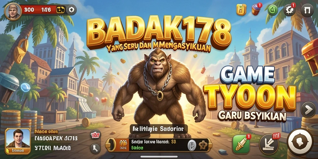 Gameplay seru BADAK178 dengan elemen Tycoon yang menarik.