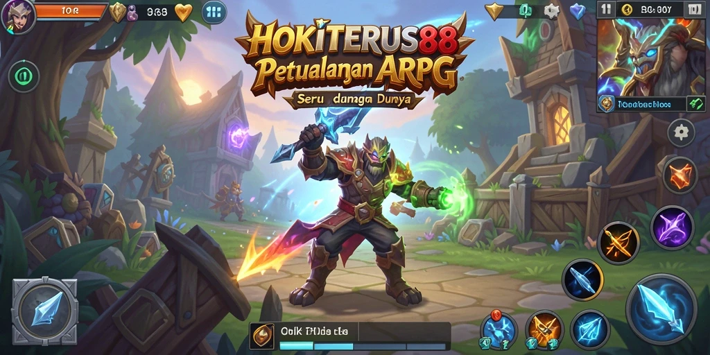 Tampilan aksi mendebarkan dalam HOKITERUS88, mengeksplorasi dunia penuh tantangan.