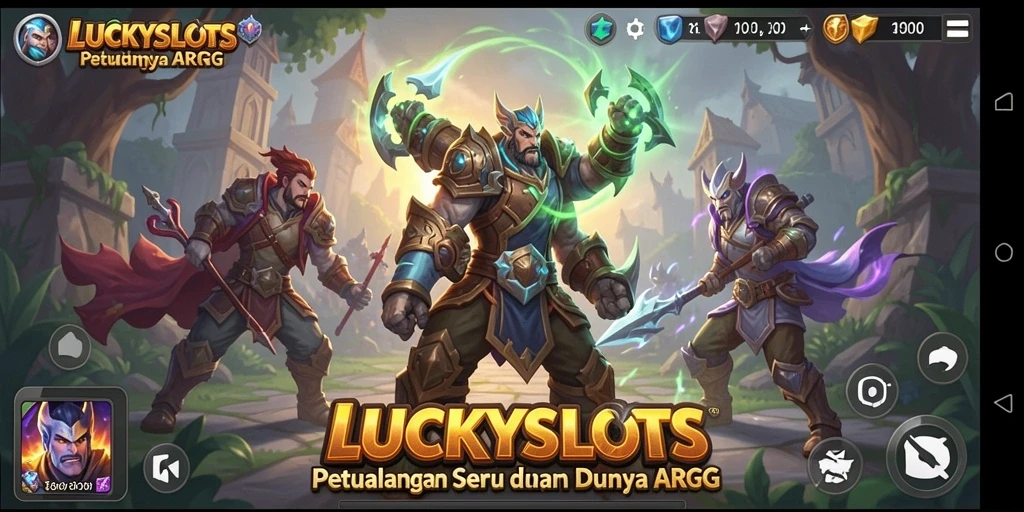 Tangkapan layar LUCKYSLOTS menampilkan aksi hebat dalam pertarungan ARPG.