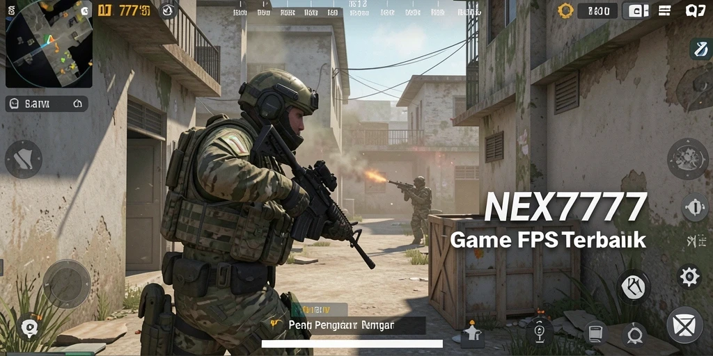 Tampilan menakjubkan dari battlefield dalam gameplay NEX777.