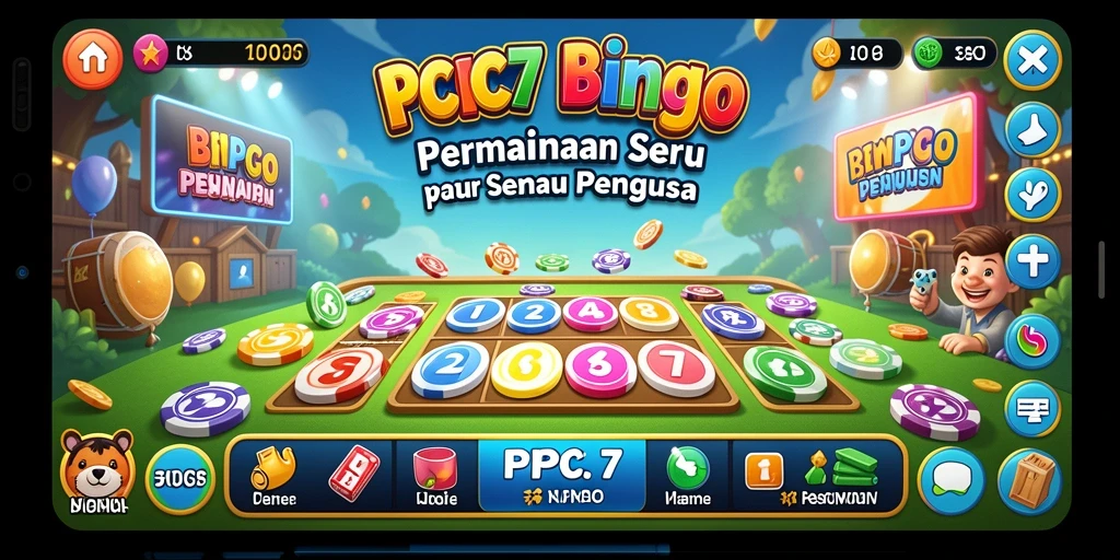 Tangkapan layar utama PCPC7 menunjukkan pemain bersenang-senang bermain Bingo.