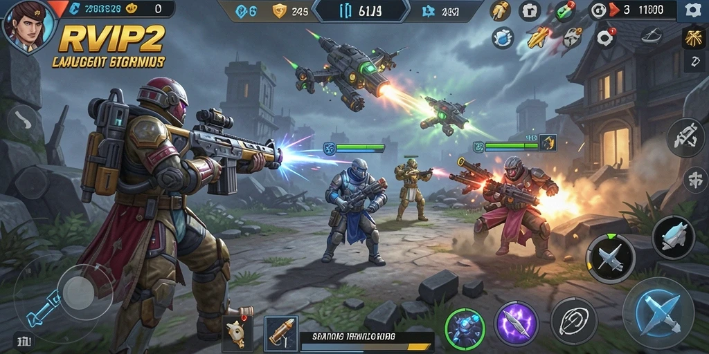 Tampilan gameplay strategis yang mendebarkan di RVIP2.