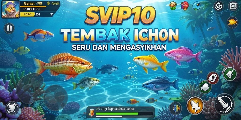 Tampilan menarik dari gameplay Tembak Ikan di SVIP10.
