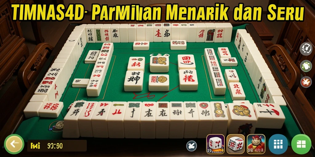 Tampilan gameplay <strong>TIMNAS4D</strong> yang menampilkan papan Mahjong yang menantang.